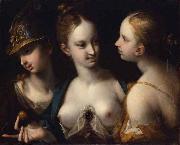 Hans von Aachen, Pallas Athena, Venus and Juno